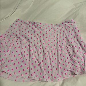 Lilly Pulitzer Pink Polka Dot Luxletic Women's Skort